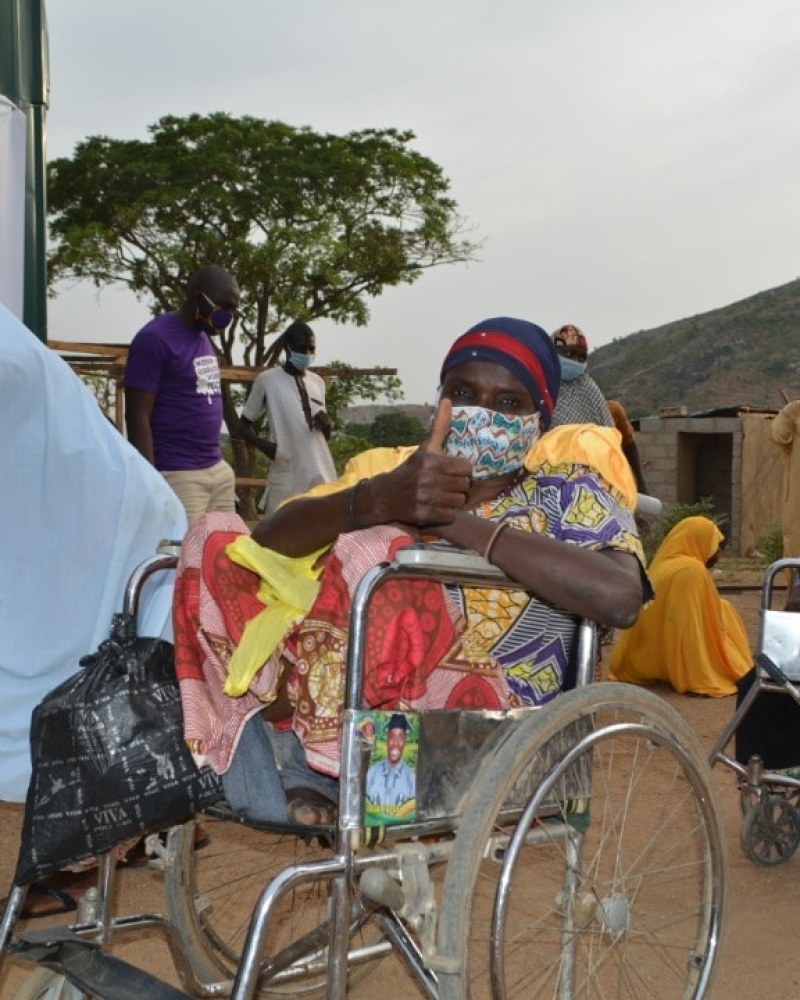 DRAC team with community members at an advocacy meeting